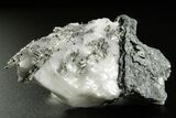 Native Silver in Calcite - Morocco #362740-1